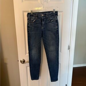 American Eagle Outfitters Dark Blue Skinny Jeans